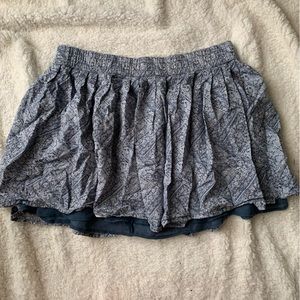 American Eagle Blue print skirt
